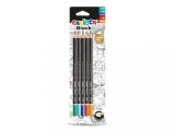 Creion Carioca asortat 2H, H, HB, B, 2B 5 buc/blister