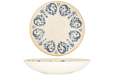Bonna Farfurie ad&amp;acirc;ncă - Viento - Porţelan - 25 cm (1300cc) - set de 6 foto