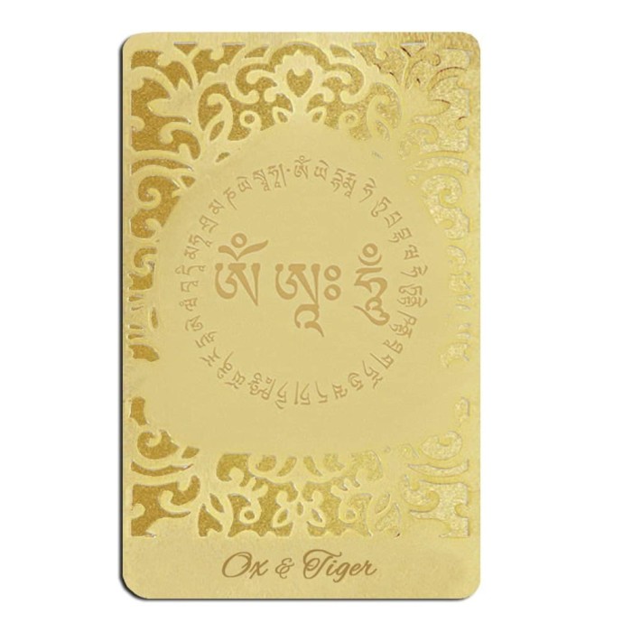 Card de protectie pentru zodia Bivol si zodia Tigru &amp;#8211; AKASAGARBHA