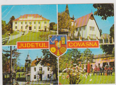 CARTE POSTALA JUD. COVASNA/TRANSILVANIA foto