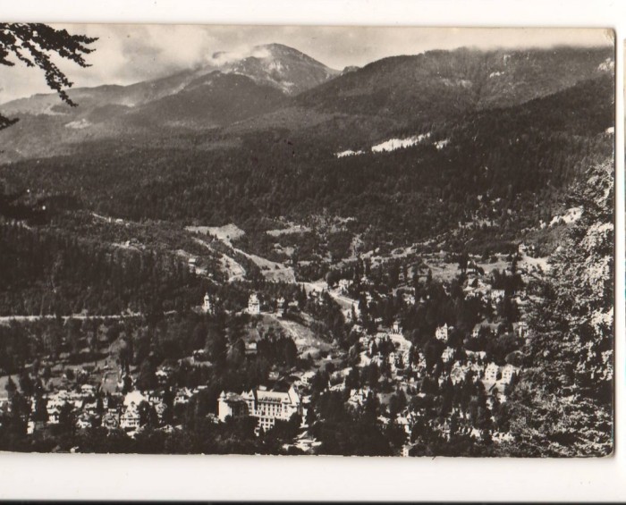 CPI B 10816 CARTE POSTALA - SINAIA. VEDERE DE LA PISCUL CAINELUI, RPR