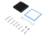 Radiator Extrudat cu Aripioare Negru 45x45x9.5mm