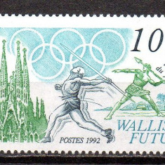 Wallis&Futuna 1992, Sport, J.O. Barcelona, serie neuzata, MNH