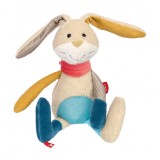Iepurasul de plus Patchwork Sweety Yellow, Sigikid