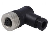 Mufă M12 8PIN Mamă pe Cablu 30V