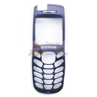 CARCASA pt. SAMSUNG SGH X600 ALBASTRU CU ARGINTIU foto