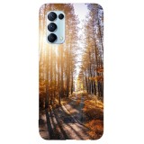 Husa compatibila cu Oppo A53 model Forest Path, Silicon, TPU, Viceversa, Transparent, Carcasa