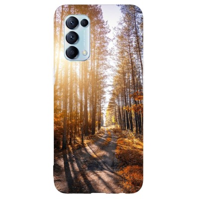 Husa compatibila cu Oppo A72 5G model Forest Path, Silicon, TPU, Viceversa foto