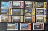 PC377 - FALKLAND ISLANDS DEPENDENCIES 1980 PEISAJE, serie MNH, 15v