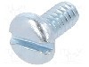 Surub UNC 4-40, o&amp;#355;el, lungime 6.4mm, cap rotund, pas filet {{Pas filet}}, KEYSTONE - 9300