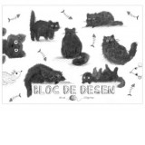 Bloc desen Pufosenii nocturne A3, 170g, Aperta