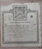 Certificat de botez 1920