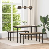 vidaXL bancă Stejar artizanal 110 x 35 x 45 cm Lemn compozit 892601