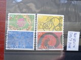 TS21 - Timbre serie - Elvetia - Helvetia 1996 Mi1589-92, Stampilat