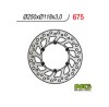 Disc frana fata Suzuki RM RMZ DRZ Yamaha YZ YZF WR 02- 19 250x118x3 6x6.5mm, NG