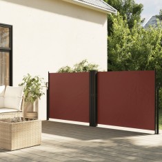 vidaXL Copertină laterală retractabilă, maro, 100 x 600 cm 4004584