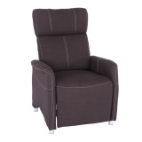 Cumpara ieftin Fotoliu recliner tapiterie textil maro Forest 78x90x114 cm