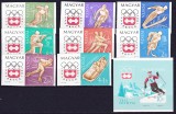 DB1 Olimpiada Innsbruck 1964 Ungaria 8 v. + SS NDT MNH