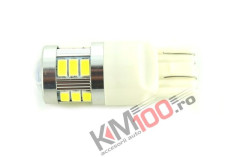 Bec LED cu 2 Faze T20, 18 SMD, Canbus, 9V - 30V, nonpolar foto