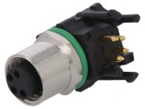Conector M8 Mamă 4 PIN 90&deg; pentru Panou 3A
