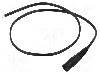 Cablu alimentare DC, cabluri, DC 5,5/2,5 soclu, negru, 0,5m, WEST POL - S25-TT-T050-050BK