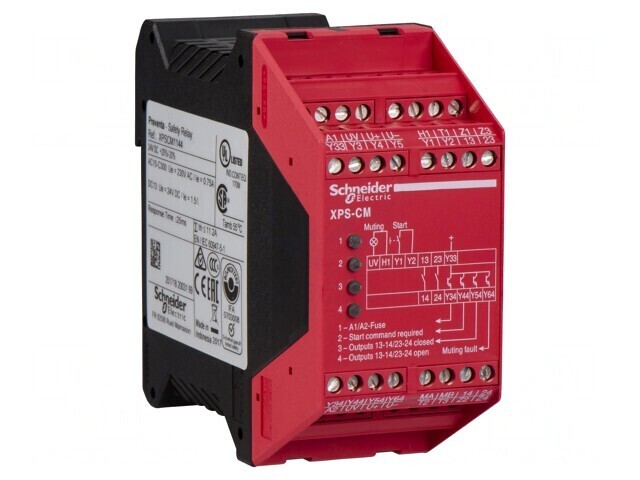 Releu de Siguranță 24VDC pentru Șină DIN IP20