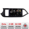 Navigatie Kia Picanto 2011-2015 5510-217 Android Octa Core 720p 4+64 DSP 360 camera carplay android auto CarStore Technology