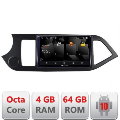 Navigatie Kia Picanto 2011-2015 5510-217 Android Octa Core 720p 4+64 DSP 360 camera carplay android auto CarStore Technology