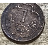 MNDSTR AUT2 Austroungharia 1 heller 1893