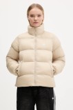 adidas Originals geacă Short Puffer culoarea bej, de iarna, JX2947