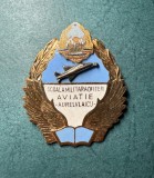 Insigna RSR Scoala Militara Ofiteri Aviatie Aurel Vlaicu