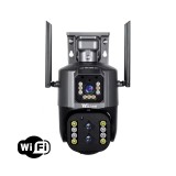 Cumpara ieftin Camera de Supraveghere Wifi Exterior 4K 8MP (4MP+4MP), Zoom 10x, Notificari, Control din Aplicatie, Urmarire Automata, Taggo