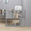 VidaXL Bibliotecă/Separator de cameră, gri sonoma, 80x24x63 cm 826645