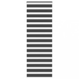 VidaXL Jaluzea tip zebra neagră lățime țesătură 85,9 cm poliester