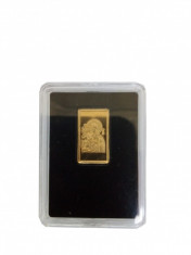 Lingou aur &amp;quot;Sfanta Preacurata Fecioara Maria&amp;quot;, 1gram , 24K foto