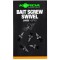 Surub cu Vartej si Anou Korda Micro Ring Bait Large, 5buc/plic