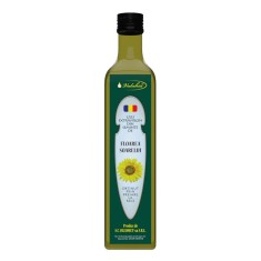 Ulei de FLOAREA-SOARELUI, presat la rece, STICLA, 500 ml foto