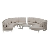 Es Vedra set modular de mobilier de grădină, set de 8 piese