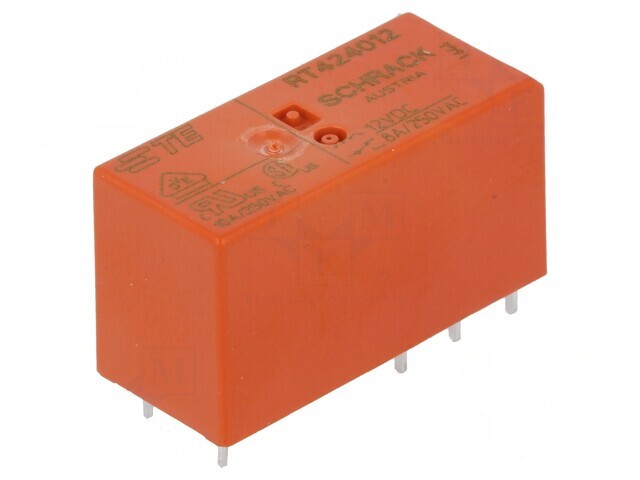 Releu Electromagnetic DPDT 12VDC 8A PCB