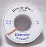 Tresa absorbanta dezlipit fludor 2.5 mm x 7.5 m Chemtronics Chem-Wik Rosin Made in USA