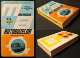 Ghid rar MERSUL AUTOBUZELOR in ROMANIA 672 pag  Ilustratii Reclame vechi Harti