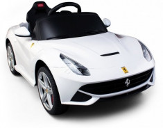 Masinuta electrica pentru copii Ferrari F12 1x 25W 12V #Alb foto