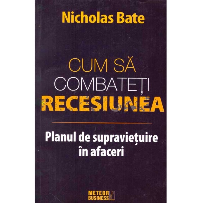 Nicholas Bate - Cum sa combateti recesiunea - Planul de