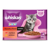 Cumpara ieftin Hrana Umeda pentru Pisici Junior, cu Vita si Pui, 4 x 85 g, Whiskas