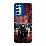 Husa compatibila cu Oppo A74 5G model The Forever Purge, Silicon, TPU, Viceversa, Transparent, Carcasa