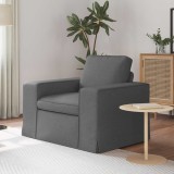 vidaXL Canapea Gri &icirc;nchis 103 x 80 x 82 cm țesătură 42024377