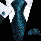 Set cravata + batista + butoni - matase - model 718
