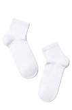 Șosete scurte de bumbac, Esli Classic 000, Alb, 25 (40-41)