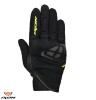 Manusi barbati pentru scuter - motocicleta Roadster vara textil/piele Ixon model MIG MS culoare: negru/galben &ndash; degete tactile 3XL (13/14)