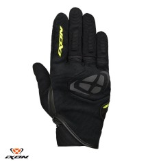Manusi barbati pentru scuter - motocicleta Roadster vara textil/piele Ixon model MIG MS culoare: negru/galben &ndash; degete tactile S (7/8)